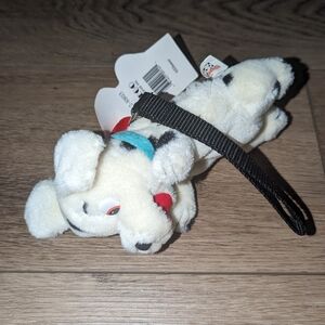 Vintage 101 Dalmatians Plush Keychain NWT Bag Charm